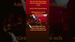 Sandviken 24e januari 2veckor kvar nu till mega start p&aring; 2026!#hardrock #sandviken #metal #livemusic