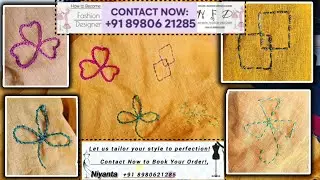 New Class of Hand Embroidery Stitches Learn Online Fashion Design Certified Diploma Course at home