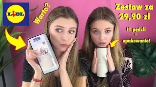 💸 MEGA TANIE PĘDZLE Z LIDLA! 😱 FAJNE? 🤔