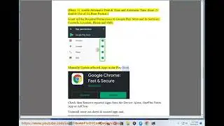 Fix Google Play Store error checking updates