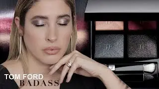 TOM FORD Extreme BADASS Eyeshadow QUAD Review Swatches Comparisons Soleil Neige SMOKEY Eye Look