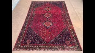 Unveil the Beauty of a 1960s Afghan Handmade Wool Rug | Vintage Masterpiece