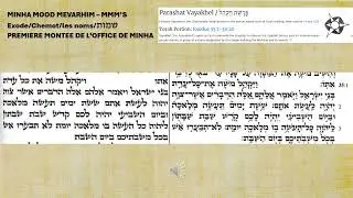 📜Chant Torah/ EXODE 10 /  Vayakel 1 1 1 ✡️