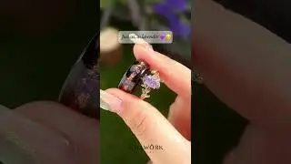 Lavender Amethyst Couple Rings 💜 | Engagement & Wedding Bands for Soulmates