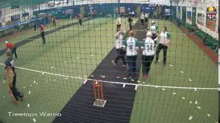 83070 Court1 Action Indoor Sports Birmingham Batting End Treetops Warriors v Birmingham Leopards