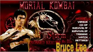 Mortal Kombat Blood Storm Vs Krossed Realms Bruce Lee Playthrough