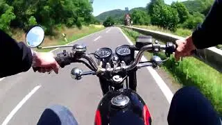 Yamaha RD 50  Mokick   kurze Rundfahrt