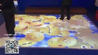 3D interactive projection slide system,indoor playground interactive slide projection games,