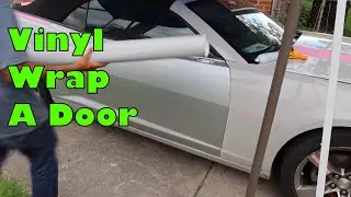 Chevy Camaro Door Vinyl Wrap