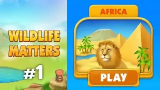 WILDLIFE MATTERS | Part 1 - Africa | Solve Puzzles - Rescue Animals | Mobile Game