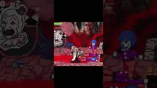 Terrifier The ARTcade Game Trippy Boss Fight. #ps5 #shorts #art #horror #clown #retro #killerclowns