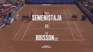 Darja Semenistaja (LAT) vs Lois Boisson (FRA) -   Game, Set and Match Point