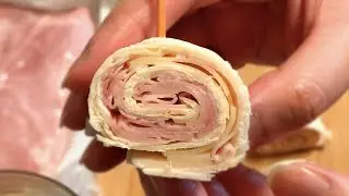 HAM AND CHEESE PINWHEELS