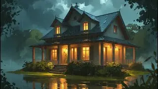 Soothing Deep Night Rainfall Sounds | Fall Asleep Fast, Stress Relief & Relaxation