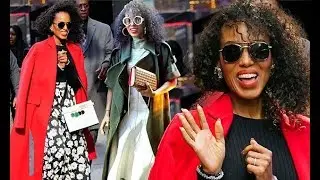 Kerry Washington makes some bold fashion statements in NYC to plug Scandal finale