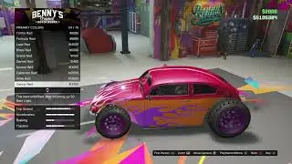 GTA V - Weevil Customization (Volkswagen￼ Beetle/Hot Rod Build)