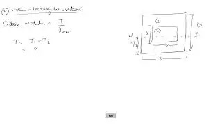 section modulus of hollow rectangular section