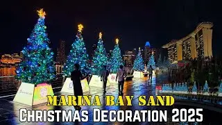Magical Christmas Lights at Marina Bay Sands 2025 | Singapore