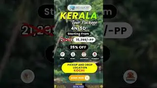 Kerala Tour Package at just ₹15,999 per person for 4 Nights / 5 Days!🌟