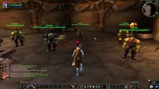 Orgrimmar Leatherworking Trainer location - WoW Classic