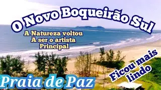 O Novo Boqueirão Sul da Ilha Comprida , a Paisagem se transformou em um Show da natureza .
