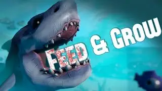 Feed and Grow Fish: Finding Megalodon? Max Level Shark! (Feed and Grow: Fish Gameplay)