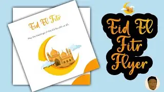 HOW TO DESIGN EID EL FITR FLYER USING PIXELLAB | ID EL FITR