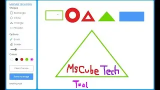 Drawing Tool Project Using Html, CSS and JavaScript | Drawing Tool App  #htmlcss #javascriptproject