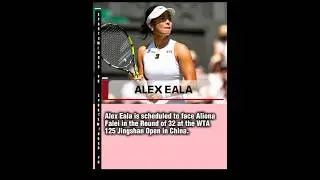 Alex Eala vs Aliona Falei in the Jingshan Open in China on Tues,Sept 23, 2025. #alexeala #wta #fyp