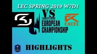 SK vs  XL  Highlights  W7D1  LEC Spring 2019