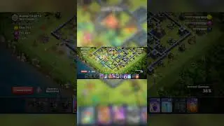NO STRATEGY ❌ ONLY LUCK ✔️ | CRAZY 3⭐ #clashofclans #coc #games #supercell #gameplay #minecraft #gam