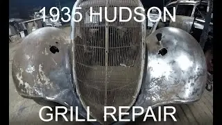 1935 Hudson Terraplane Grill Repair #hudson #grill #hotrod