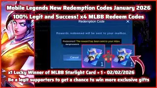 x4 Mobile Legends New Redemption Codes January 24, 2026 MLBB no Limit Redeem Codes + free Starlight 