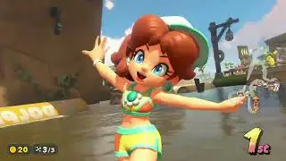 Mirror Mode: Shell Cup  &ndash;Original Layout&ndash; [Daisy | Roadster Royale] 3 Stars | Mario Kart World #dpl