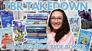 читаю только синие книги на моем tbr 💙🦋🫐 видеоблог о разборке tbr