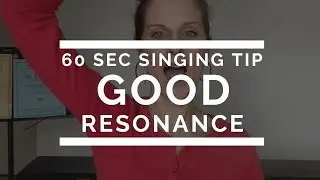 60 Second Singing Tip: Good Resonance | Arden Kaywin Vocal Studio