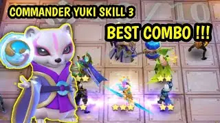 YUKI SKILL 3 BEST COMMANDER !!! NEW COMBO MAGIC CHESS | MOBILE LEGEND