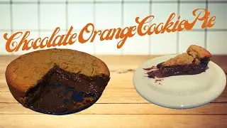 Gooey Chocolate Orange Cookie Pie (bonus hair mask recipe)
