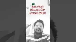 Aramco Work Permit Receivers (WPRs) #important #message #aramco #offshore #viralshorts #viralvideo