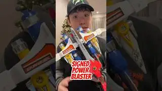 Signed Power Rangers Blaster by OG Cast! #shorts #powerrangers #mightymorphinpowerranger #mmpr