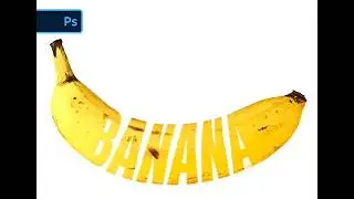 How to make amazing banana text effect  |  photoshop 2026 tutorial