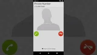 Sony L36H incoming call (fake call assistent app)