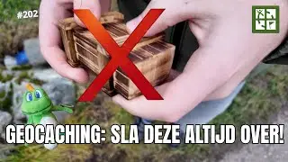 GEOCACHING: SLA DEZE ALTIJD OVER! @geocaching #adventure