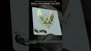 Gold Paris2023 Legends team stickers
