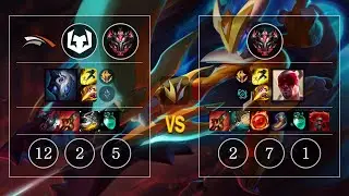 HLE Mulkeong Kindred vs Lee Sin Jungle - KR GrandMaster Patch 10.11