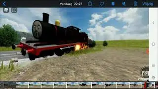 James crash with sound effects made by Saul&rsquo;s Sodor and diyako the red engine