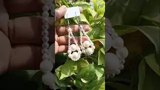 DIY korean earrings making at home , DIY pearl earrings #diy #ytshort #viralvideo #diywithshabnam