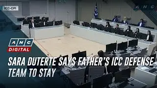 Sara Duterte says father’s ICC defense team to stay