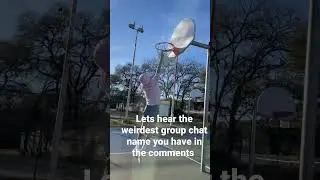 Lets hear the weirdest group chat name you have in the comments #basketball #groupchat