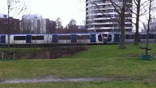 RET Metro RSG3 Lijn C Richting De Terp Nabij Capelsebrug Rotterdam!! (Combi met SG3)